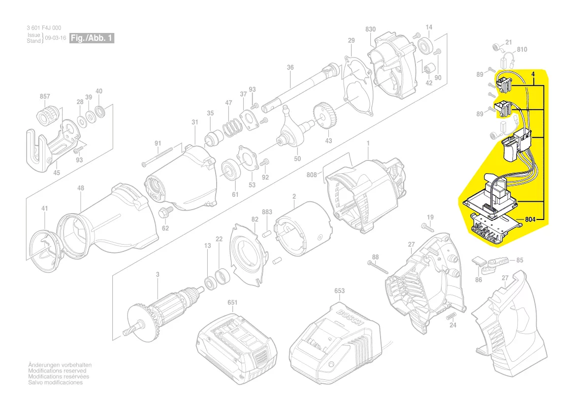 Interrupteur variateur réf. 1 607 233 567